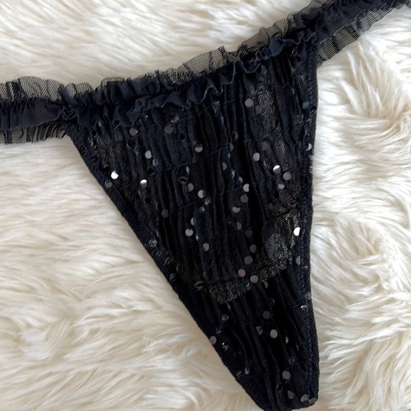 Victoria's Secret Other - Victoria’s Secret Sexy Little Things Sequin Thong